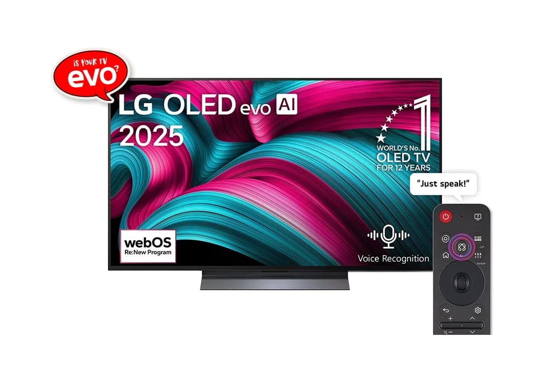 LG 83-inch OLED evo AI C5 4K 144Hz Smart Television AI Magic remote webOS25