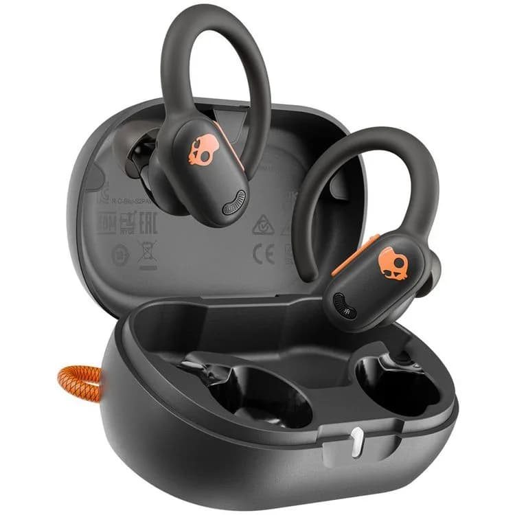 Skullcandy Push ANC Active True Wireless In-Ear Earbuds Black Orange