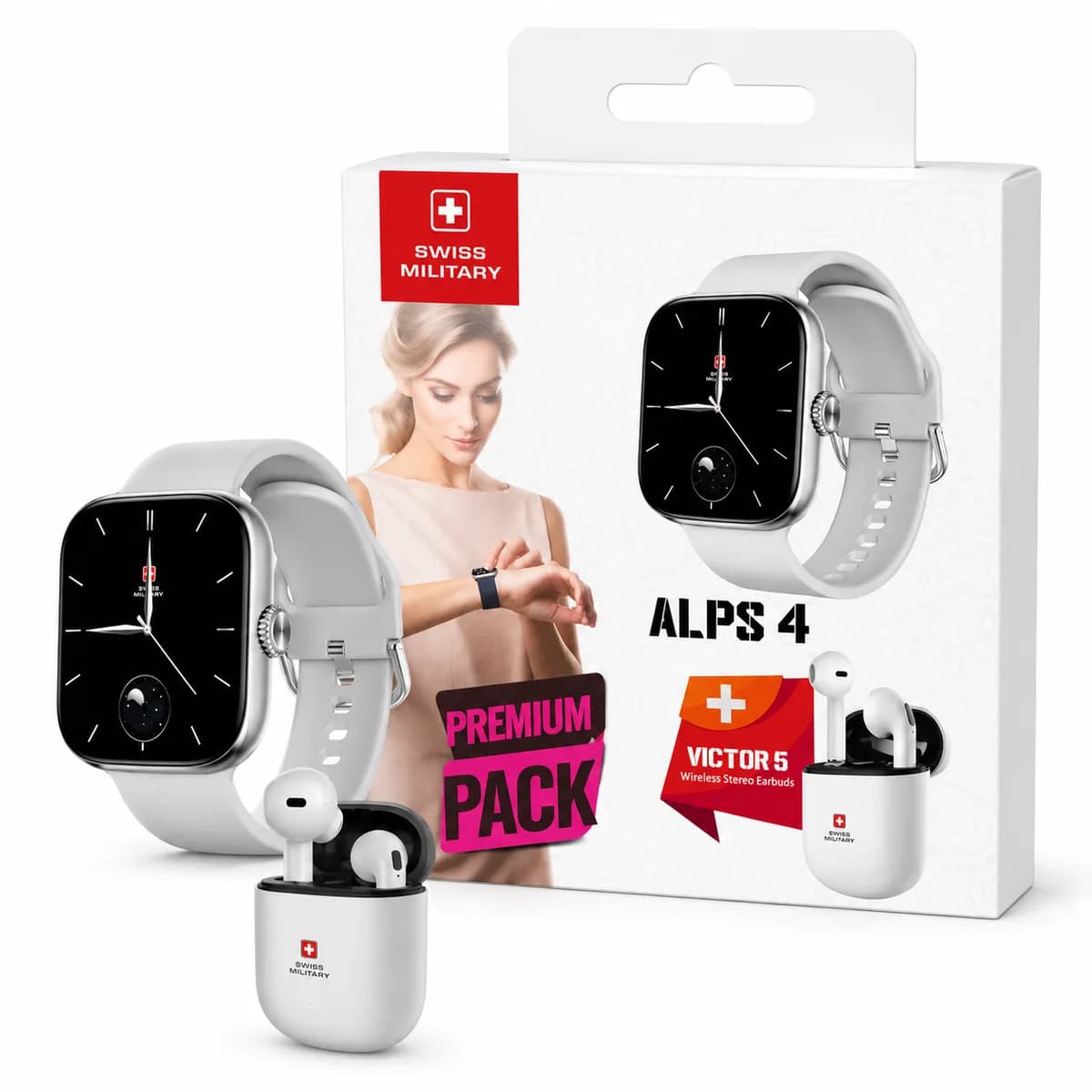 Swiss Military ALPS 4 Smartwatch Premium Pack